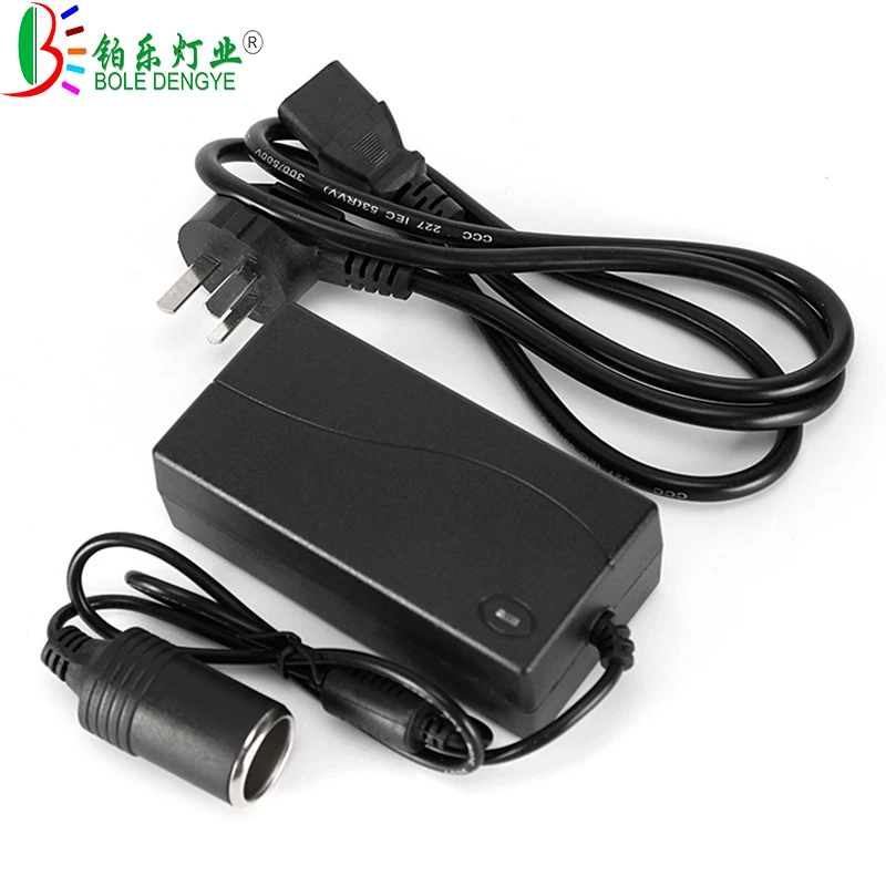 Car Cigarette Lighter AC DC Power Converter Adapter 110V 220V to 12V 5A 6A 8A 10A Power Supply Switch Lighting Transformer