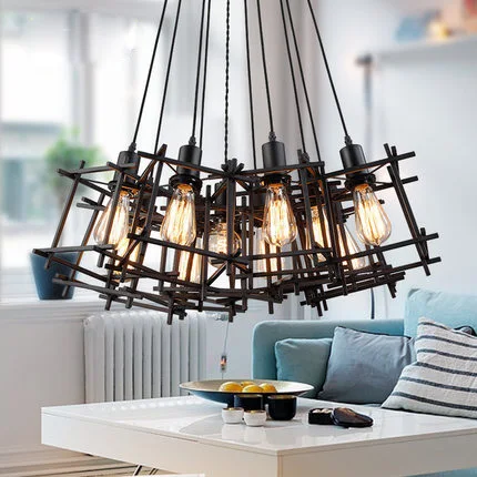 

American Country Retro Droplights European Industrial Vintage Pendant Lights Fixture Home Indoor Lighting Restaurant Cafes Lamps