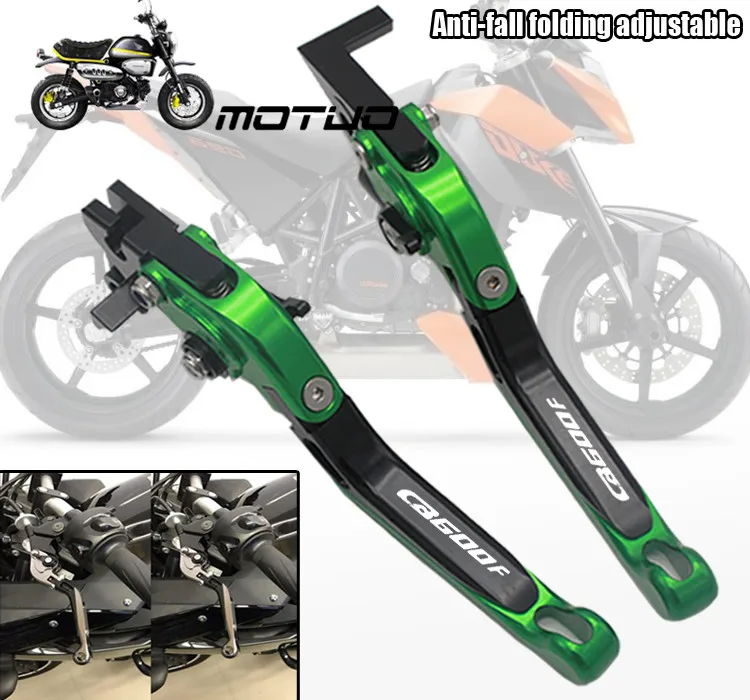 

For Honda CB600F 07-13 CBR600F 11-13 Motorcycle Accessories Adjustable Folding Extendable Brake Clutch Levers LOGO( REPSOL)