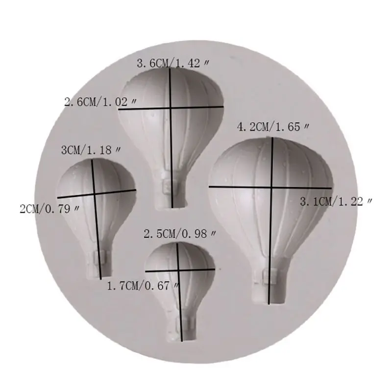 Милый воздушный шар бисквит форма для тортов печенья выпечки силиконовая форма легко чистить