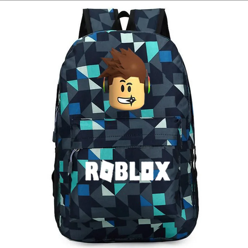 Hot Game Roblox Usb Backpack Password Lock Bagpack Gear Fools - wishot roblox game multifunction usb charging backpack for kids