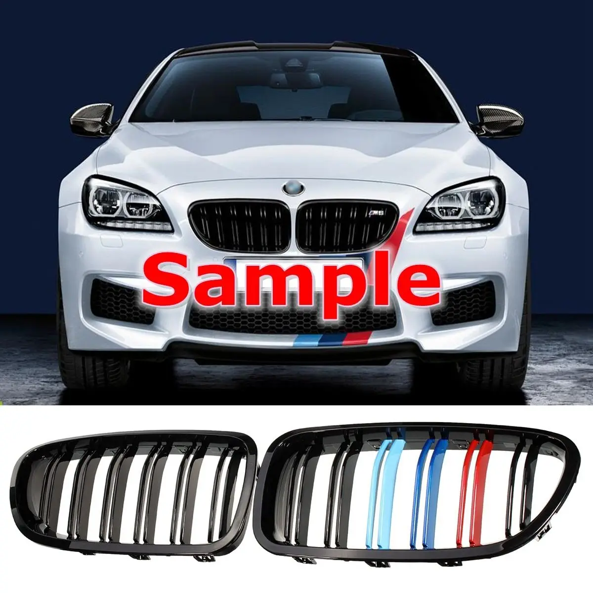

Front Sport Kidney Grill Grilles for BMW 11-16 F10 F18 F02 F11 M5 style