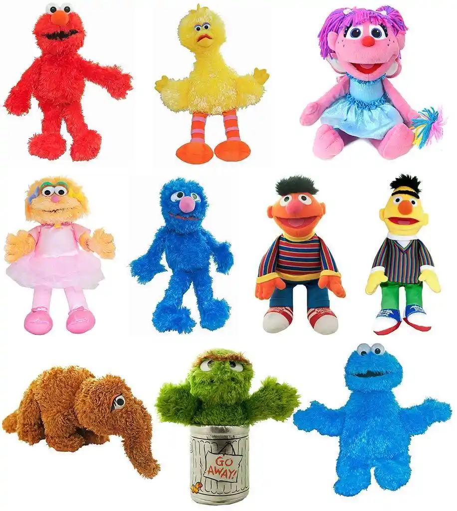 small sesame street plush toys