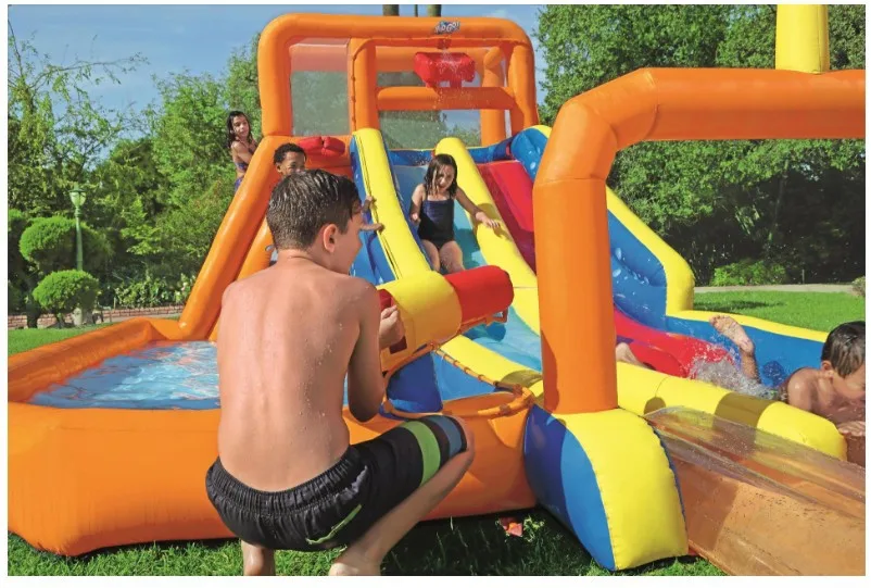 inflatable water slide 53305 Large Waterslide Playground Outdoor water slide (7)