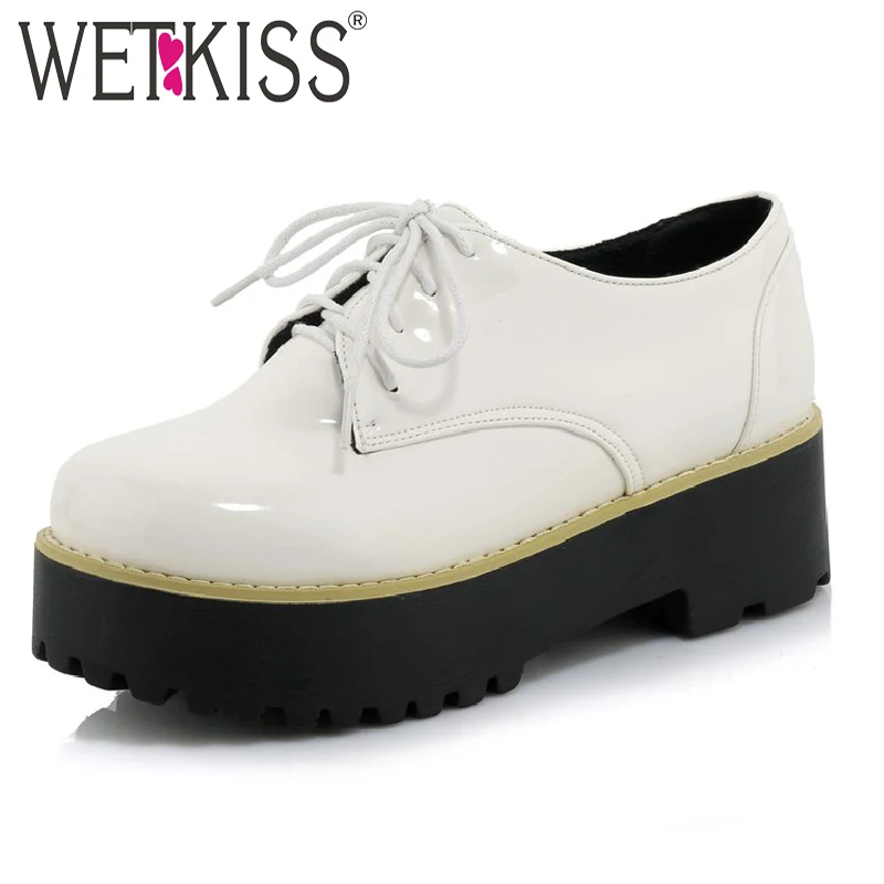 

Plus Size 33-44 Cozy Lace up Ankle Boots Add Fur Autumn Winter Boots Outdoor Thick Platform Shoes Woman Leisure Women Boots