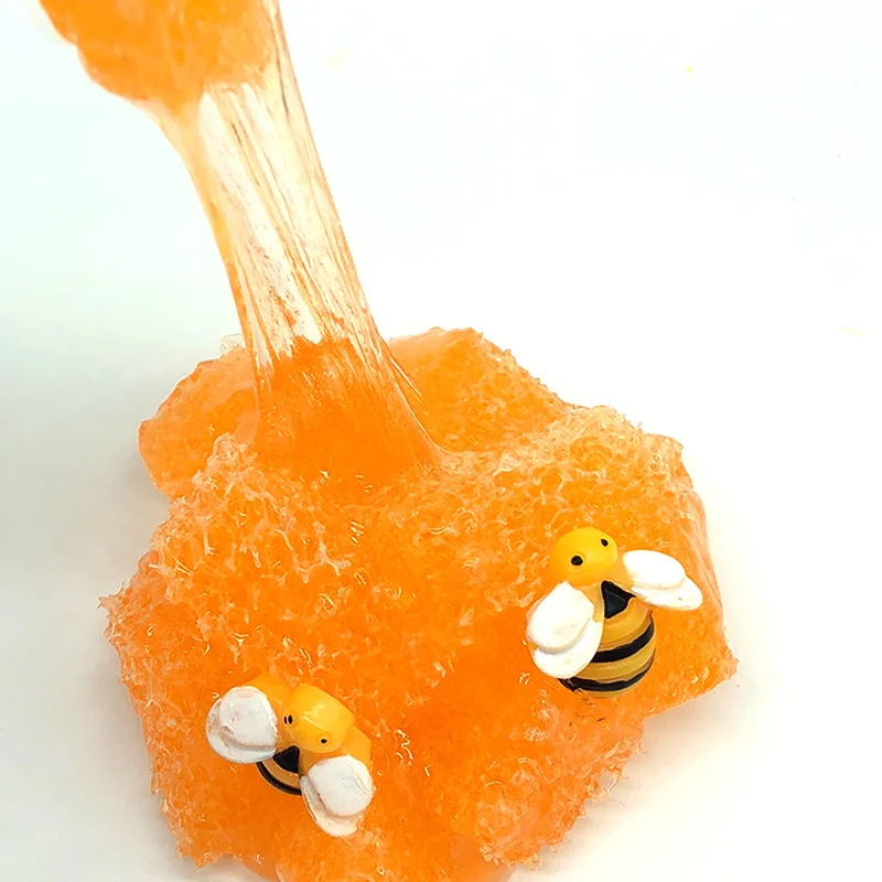 1 Pcs Mud Slime Clay Plasticine Toy Honey Bee Stress Relief Gift For Children Kids YJS Dropship