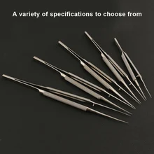 Ophthalmologic surgery, microsurgical orthopedics, surgical instruments, straight bending platform, no hook, fine tweezers