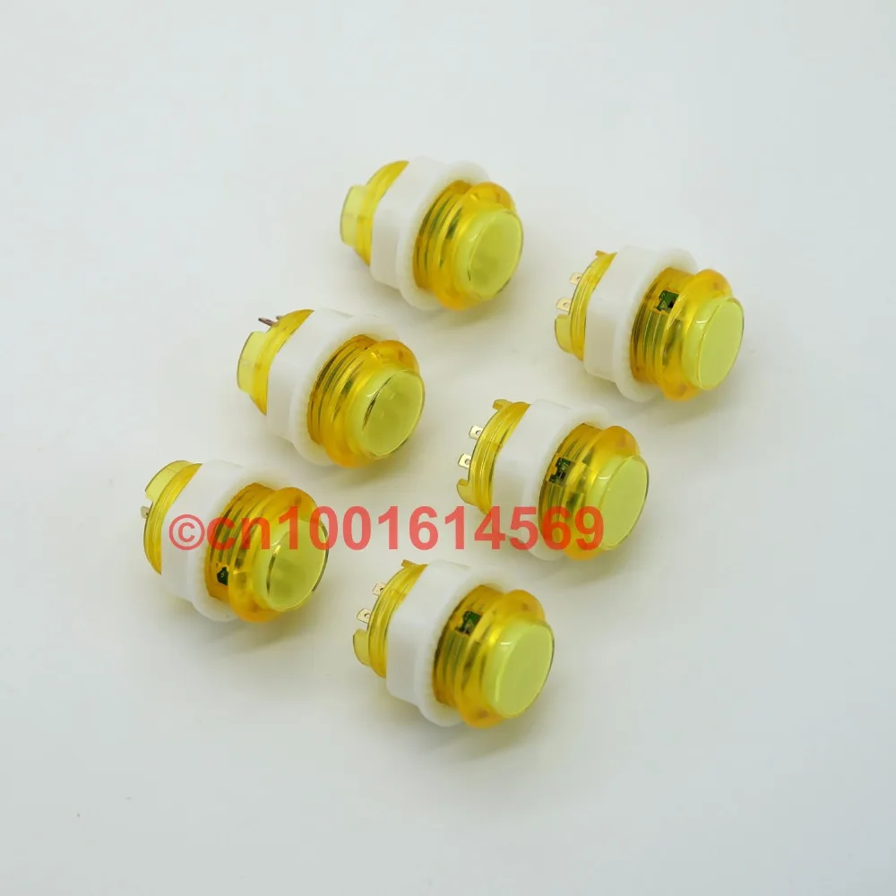 New Easyget 6 x 5V 24mm LED Illuminated Arcade LED Button To PC Game Controller USB