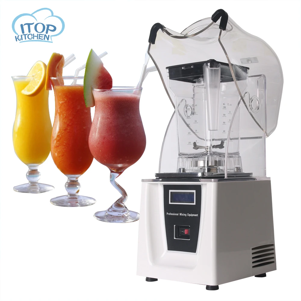 

Commercial Multifunctional Blender Food Mixer Juicer Heavy Duty Ice Blender Professional Smoothies Blender Soundproofed