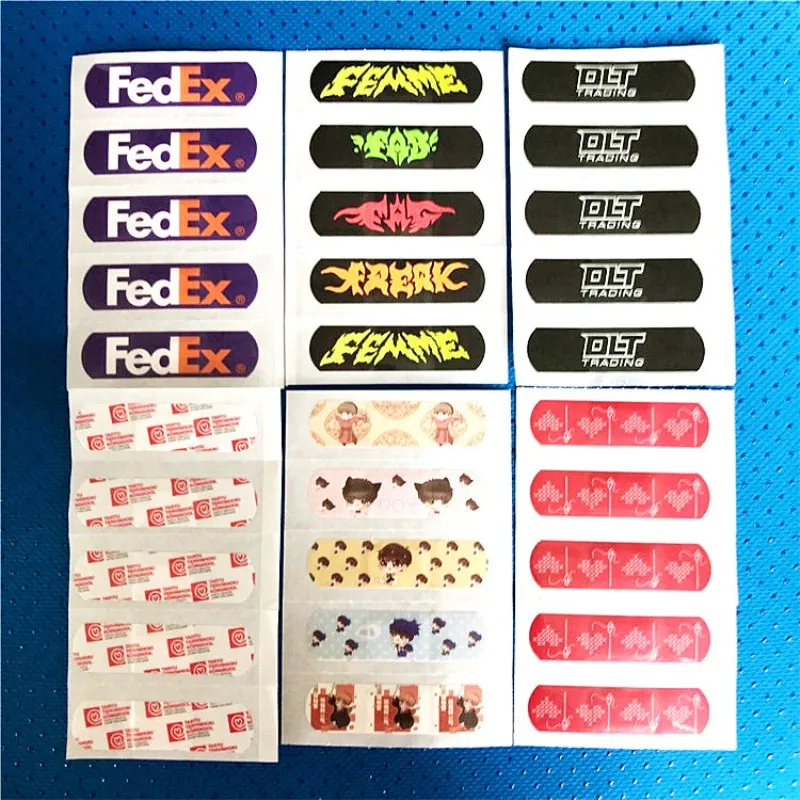 72mmx19mm 200 pcs Cartoon Bandages Adhesive Bandages Hemostasis Band aid Sterile Stickers Wound dressing For Kids