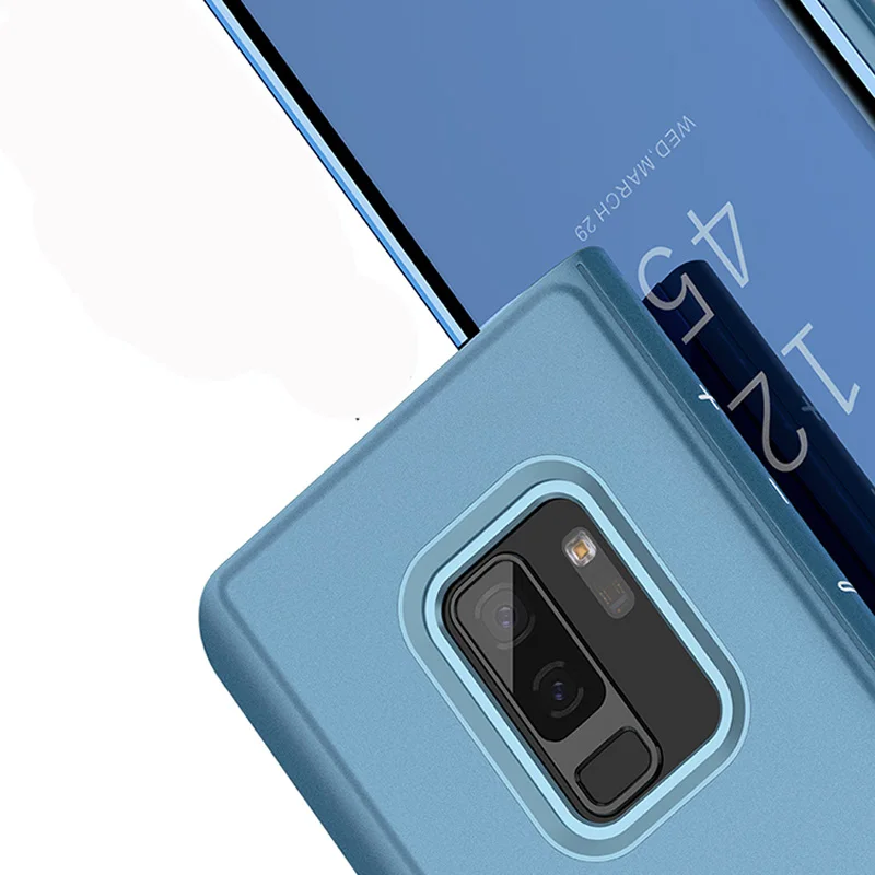 Зеркальный чехол для смартфона samsung S10 E S9 S8 S7 S6 Edge Plus Note 10 Pro 8 9 5 4 A9 star lite C8 J2 Prime