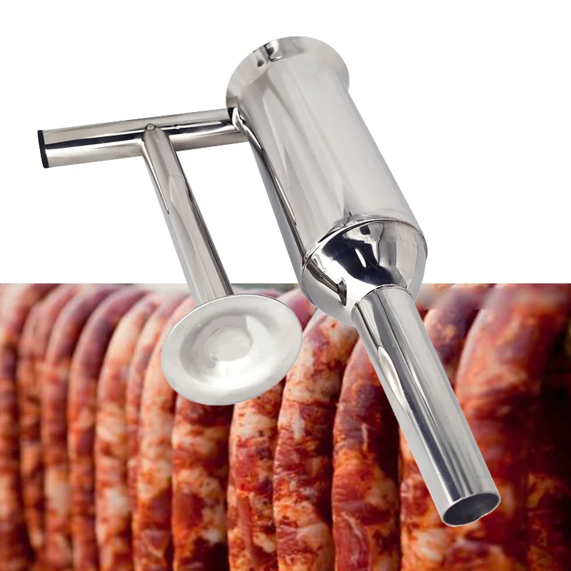 

Sausage Stuffer Homemade Sausage Filler Sausage Syringe Stainless Steel Manual Sausage Maker