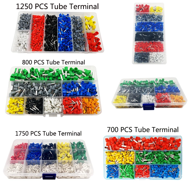 

wire connector electrical terminals for cable,pre-insulated sleeve crimping tube terminal multi-function stripper crimping plier