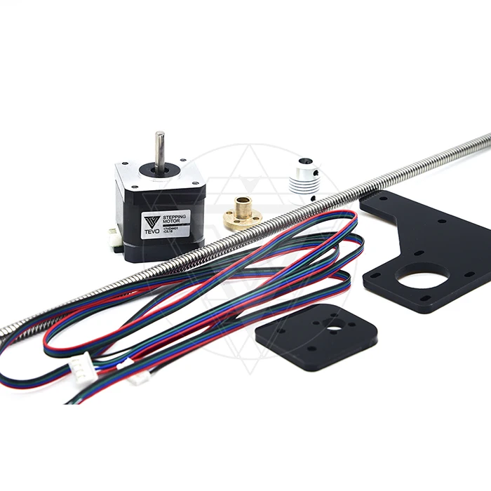 Funssor Dual Z Axis Upgrade Kit Nema 42 Шаговый двигатель и T8* 2 свинцовый винт 375 мм с латунной гайкой для тарантула 3D части принтера