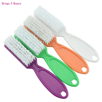

4 pcs/lot Nail Brush Cleaner Remove Dust Cleaner Tool Acrylic UV Gel Rhinestones Decor Makeup Nail Art Tools Pet Cleaning Brush