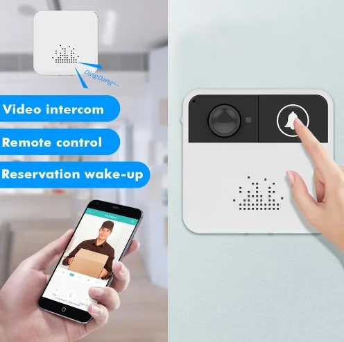 DR100 Smart IP видеодомофон Wi-Fi видео-телефон двери дверной звонок WI-FI Камера для