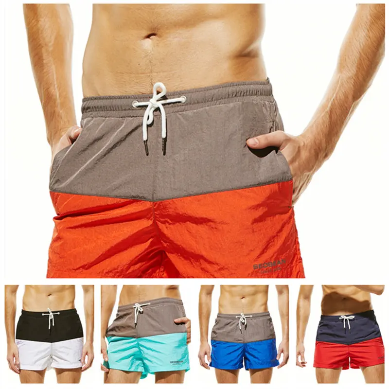 Men Swimwear Brazilian Summer Pattern Men's Board Shorts 13in Fixed Waist Swim Trunk Holiday