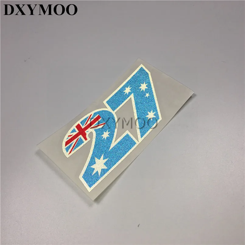 Наклейки на автомобиль Moto GP флаг Великобритании наклейки Stoner 27 United Kindom 11x5 см|flag car