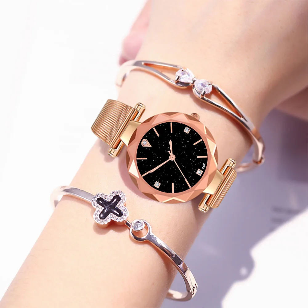 Buy Mesh belt Analog Alloy Quartz Wrist Watch Fashion