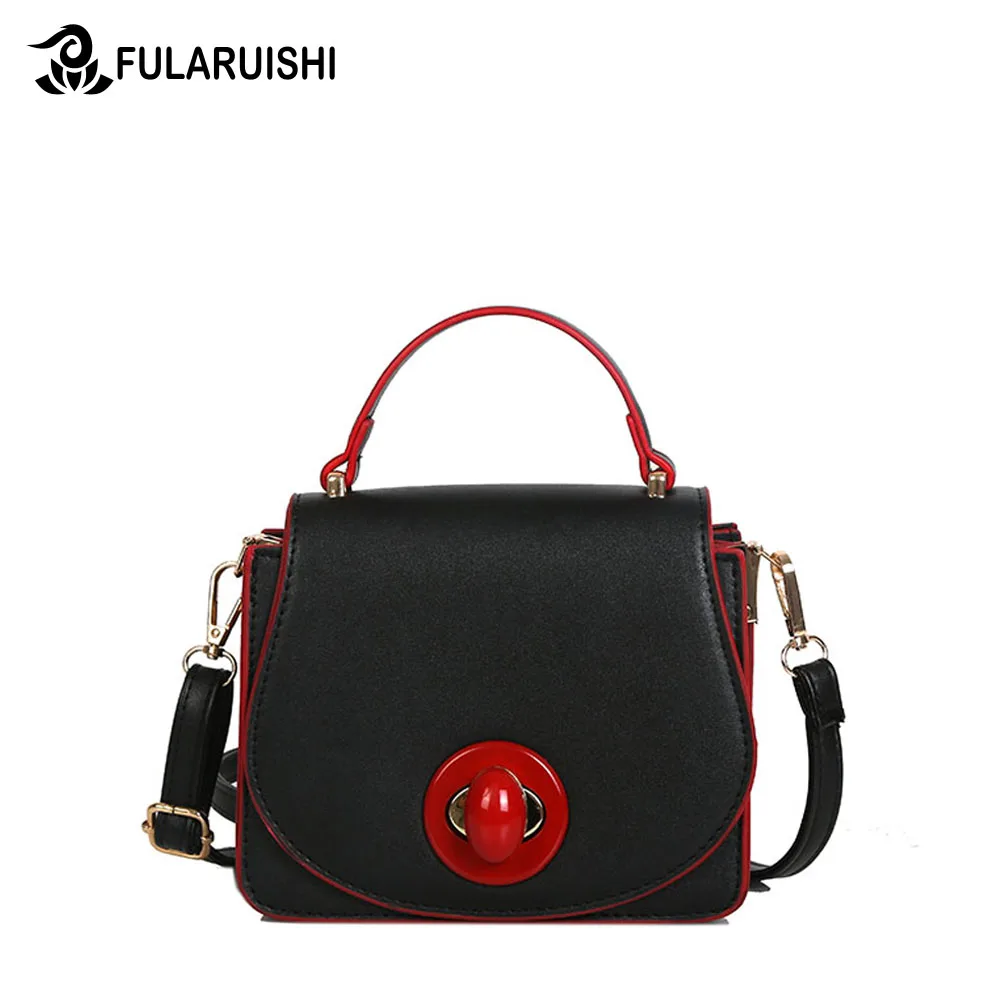

Fularuishi 2018 New Bullet Lock Small Side Of Mini Mobile Phone Bag Messenger Bag Nice Women Bags Shoulder Bags Fashion Handbags