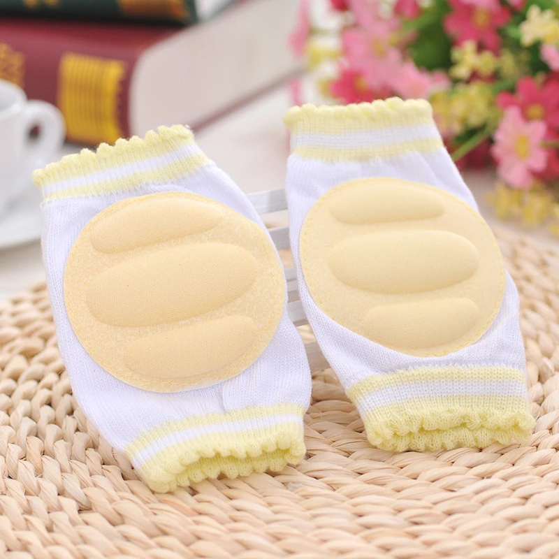 Baby Knee Protection Socks Elastic Anti-Slip Breathable Protector Knee Protective Sock