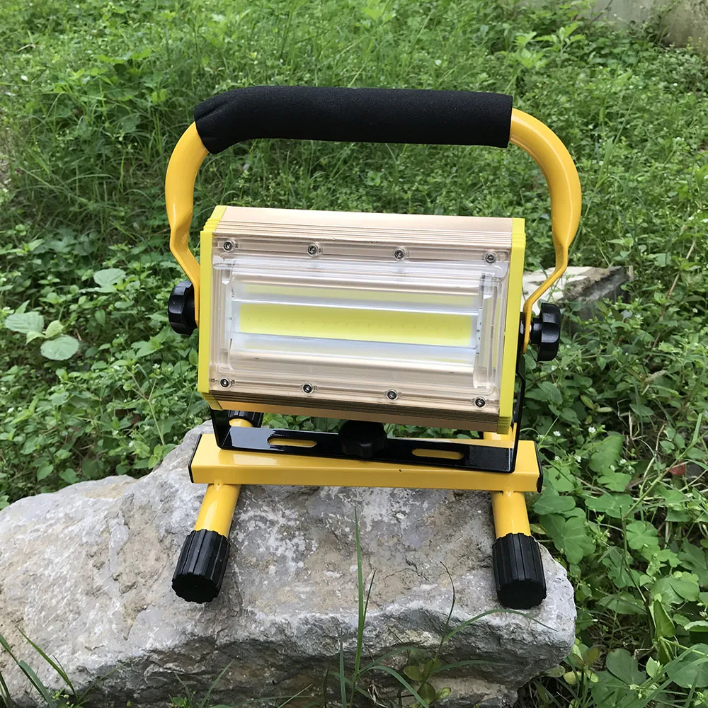 Refletor LED Наружное освещение прожектор 100 Вт COB светодиоды садовая лампа с 6x18650