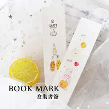 30 шт./упак. милые закуски закладки бумажные маркеры рекламные подарочные канцелярские пленки Bookmarks для книжных маркеров