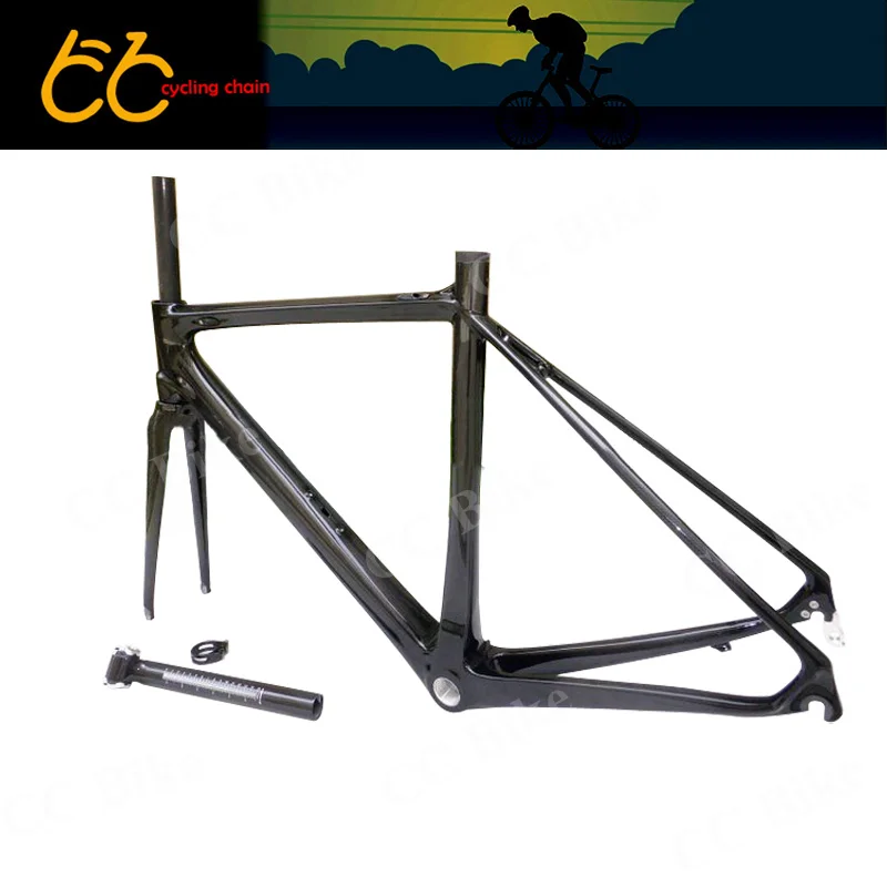 Free Shipping Top Quality 700C Full Carbon Road Cycling Frame Road Bike