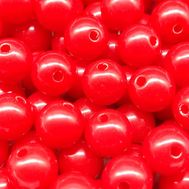 DIY 200/200/100/100/50 шт. 3/4/6/8/10 мм дешевые акриловые шарики для ручной работы ожерелье