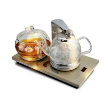 Интеллектуальная термостатическая электрическая чайник стеклянный пузырьковый чайный набор для подогрева