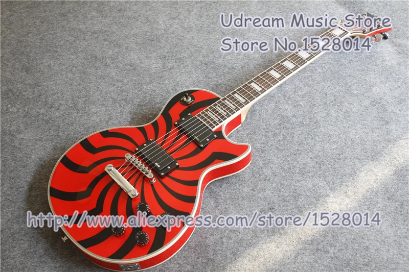 

Hot Sale China OEM Zakk Wylde Suneye LP Electric Guitars With Pearl Block Inlaid In Stock