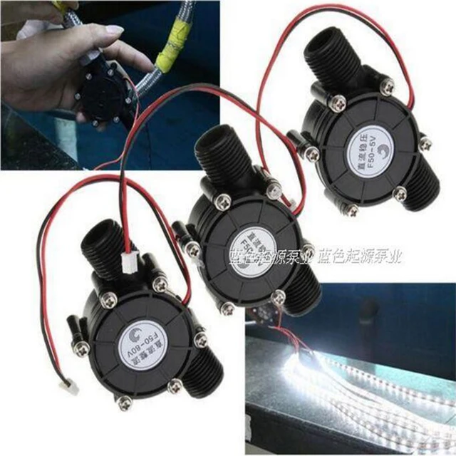 最新のホット 1PC 80v/12v /5V 10W DC マイクロ水力発電機水道