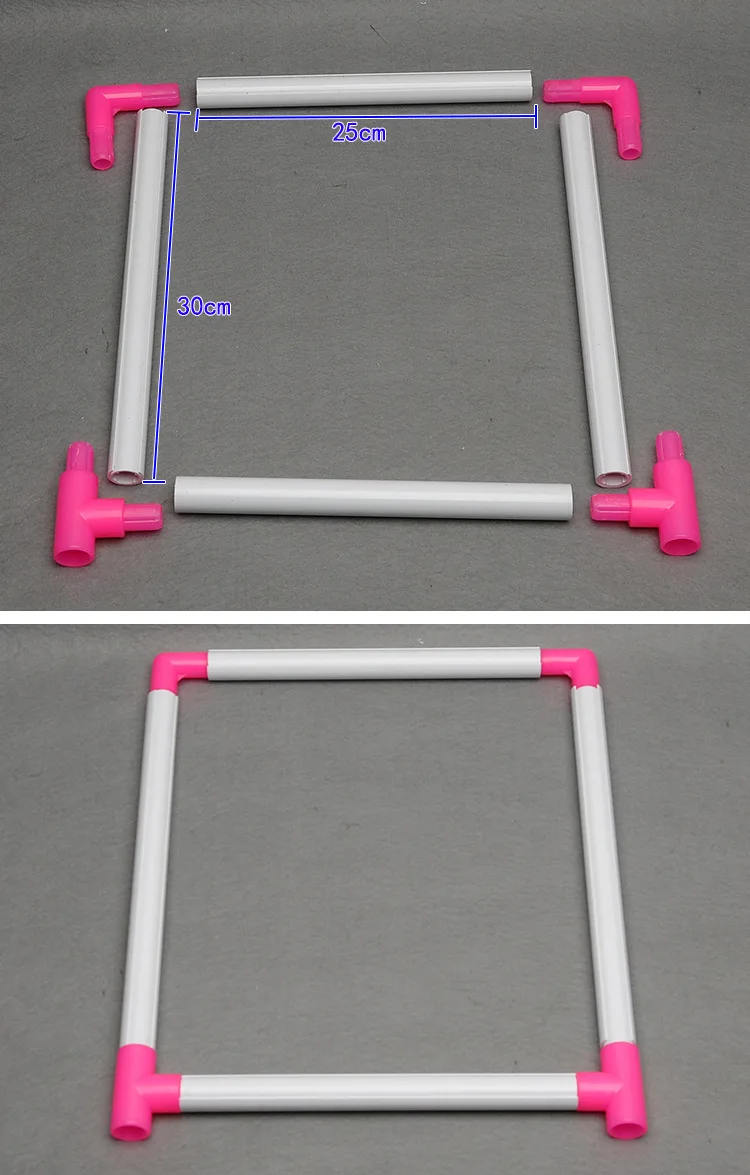 Рамка для вышивания тамбуров практичная пластиковая стойка для вышивания крестиком