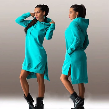 

Plus Size 3XL Autumn Hooded Women Hoodies Loose Cotton Long Sleeve Solid Pullover Sweatshirts Winter Lady Pocket Hoody Harajuku