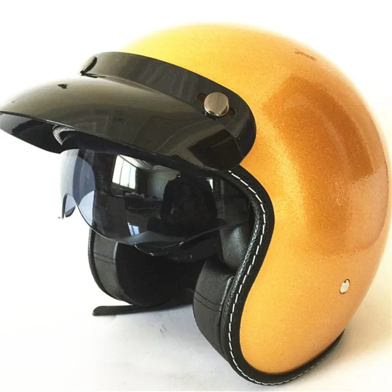 WANLI Ретро мотоциклетный шлем 3/4 открытый шлем Чоппер винтажный Шлем КАСКО Мото шлем для мотокросса шлем XS 53-54