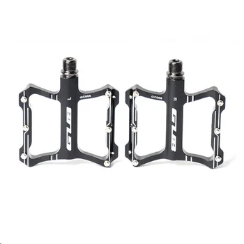

1 pair Aluminum Bike Pedals For MTB Non-slip Bicycle Pedal CNC Sealed Bearing Flat Platform Antiskid Cycling Pedal Riding Bike
