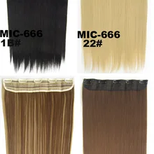 10 шт./лот, 5 клипов в синтетических волос расширение MIC-666 100 г