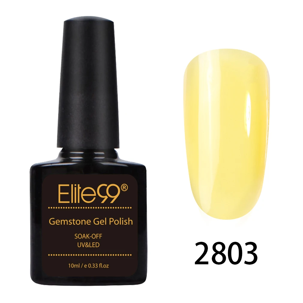Elite99 7 мл титановый Серебряный Гель-лак для ногтей с драгоценным камнем Гель-лак замачиваемый УФ-гель для дизайна ногтей Полупостоянный гель для ногтей - Цвет: 2803