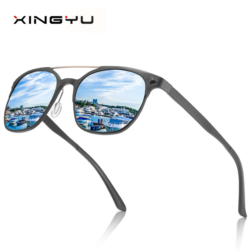 

XINGYU Sunglasses Men Polarized Aluminum Magnesium Frame Sun Glasses Driving Glasses Square Goggle Eyewear Accessories For Men