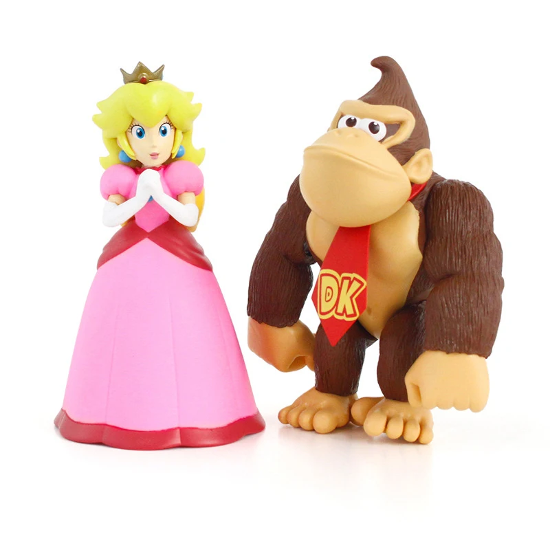 Фигурка героя аниме Super Mario Bros 8 15 см Bowser Koopa Yoshi luмеждународный гриб персик ПВХ