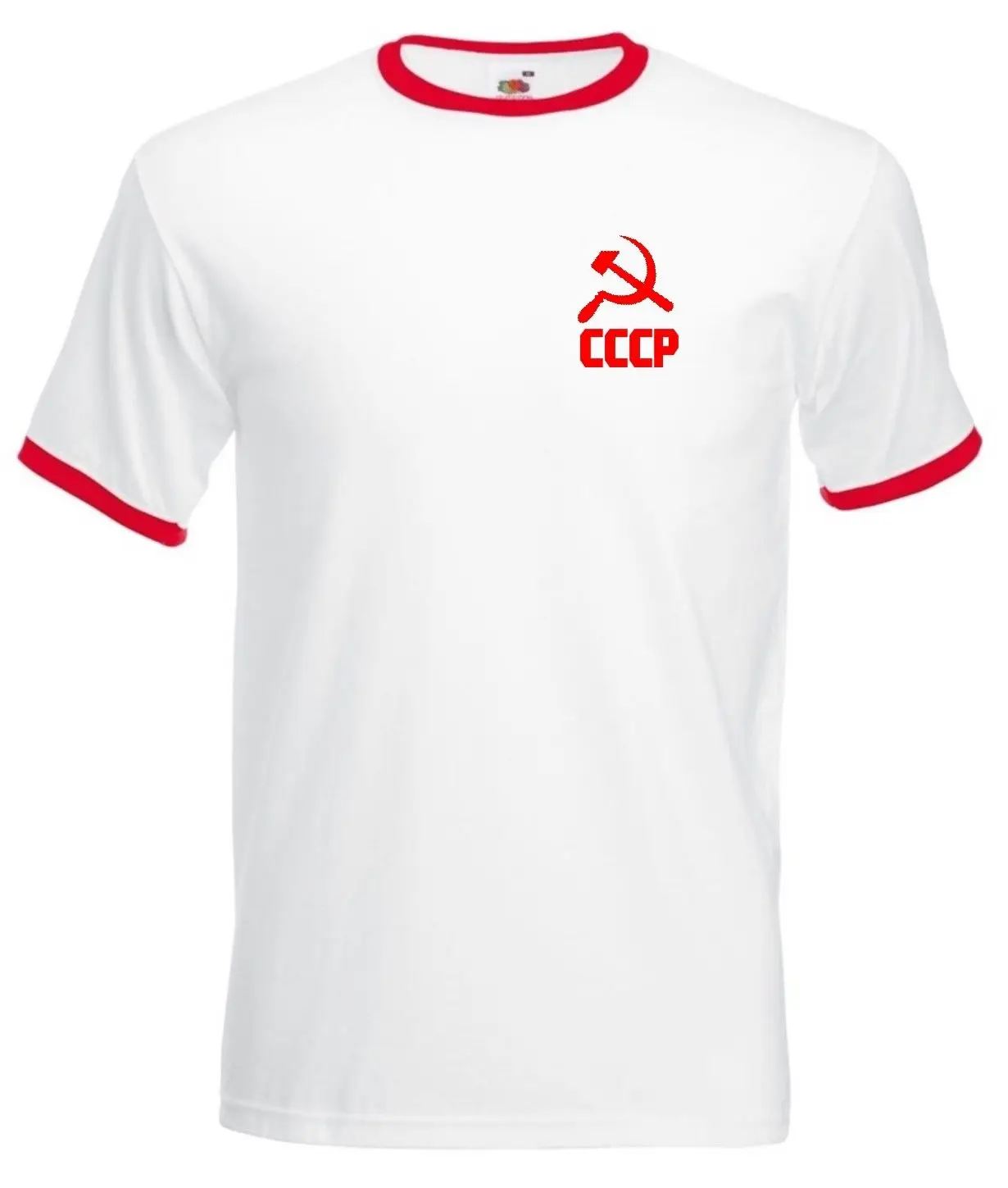 

Brand T-Shirt Men 2019 Fashion Soviet Union Russia Russian CCCP Footballer Soccers White Team T-Shirt Print T-Shirt Men Harajuku
