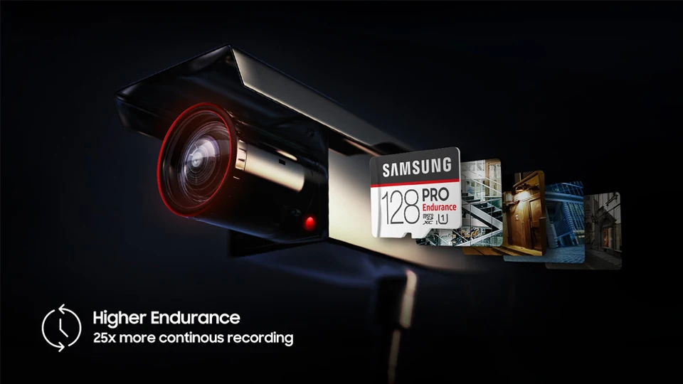 Карта памяти SAMSUNG PRO Endurance 128 Гб 64 ГБ 32 ГБ скорость чтения до 100 Мб microSDXC/SDHC класс 10 Micro SD карта для наблюдения