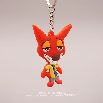 

Disney Zootopia Rabbit Fox Nick 7cm mini doll Action Figure Anime Decoration Collection Figurine Toy model for children gift