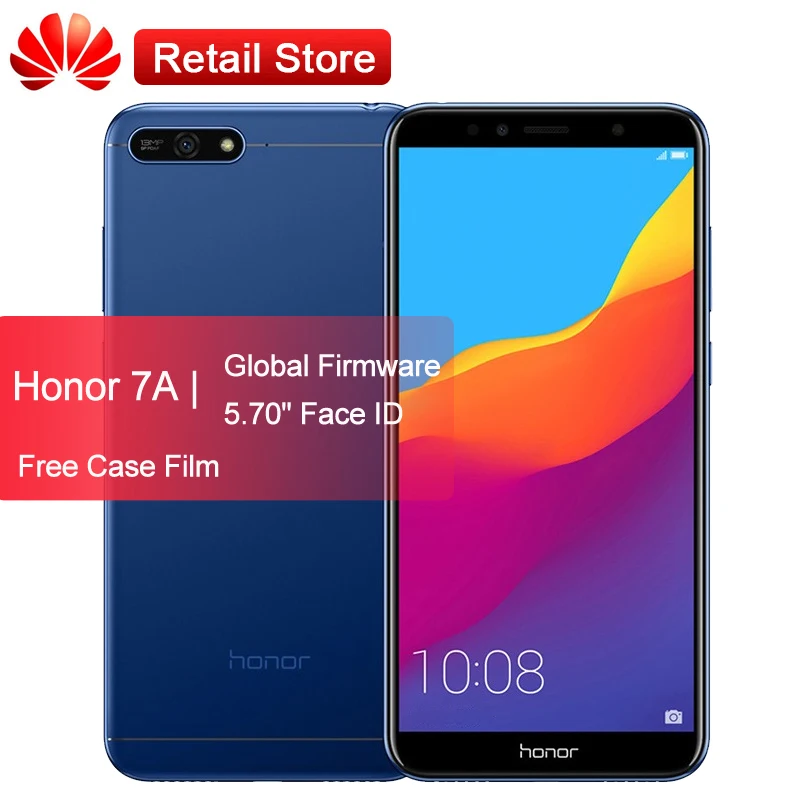 Huawei Honor 7A Play смартфон 2 ГБ 32 5 7 &quotSnapdragon 430 Android 8 0 Octa Core 13MP камера 3000 мАч Face ID