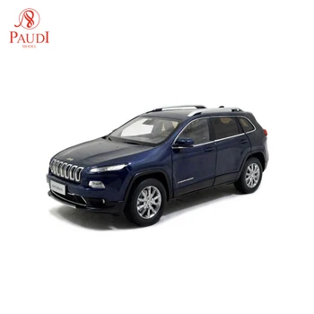 

1/18 1:18 1 18 Scale Jeep Cherokee 2015 Blue Static Simulation Diecast Alloy Model Car