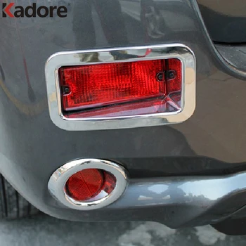 

Fit For Toyota Highlander 2008 2009 2010 ABS Chrome Rear Fog Light Lamp Cover Trim Brake Stoplight Lamps Frame Car Styling