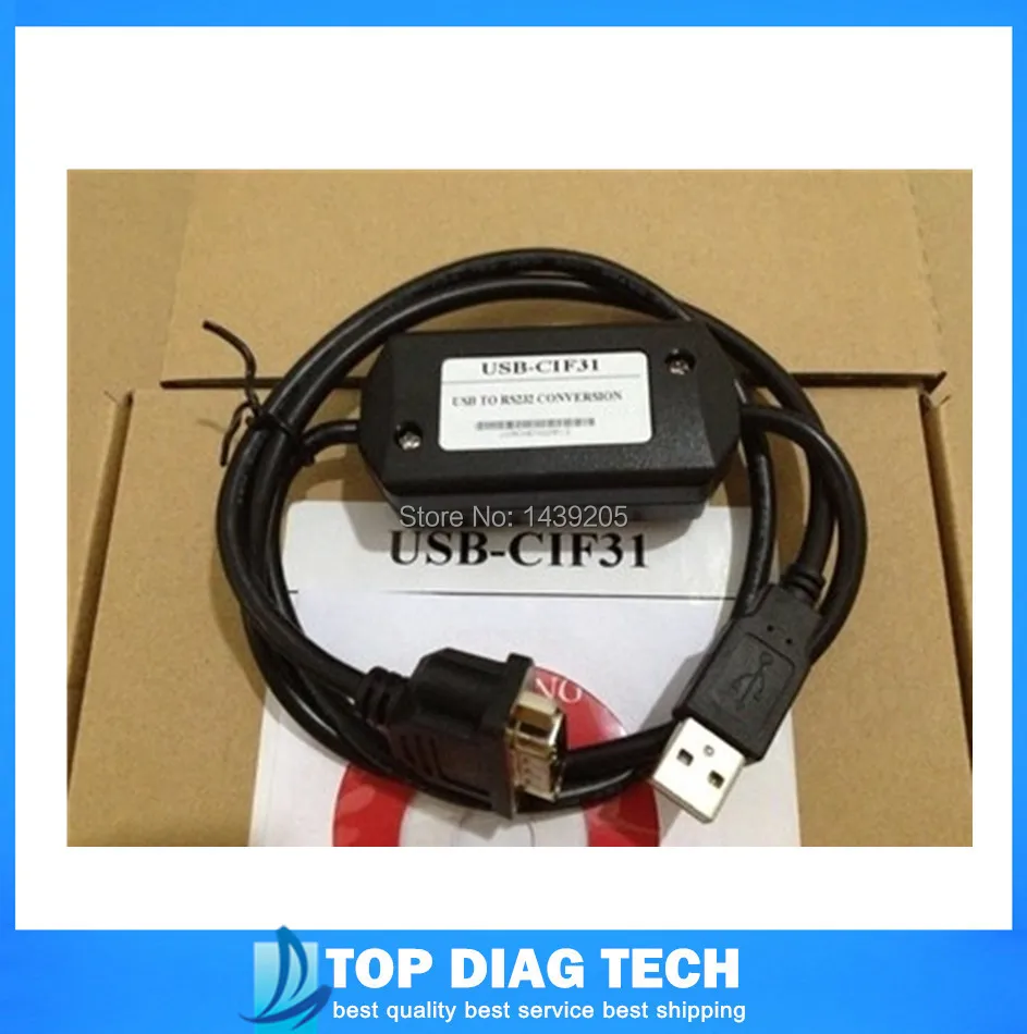 

High Quality Excellent performance USB-CIF31 USB CIF31 USB RS232 Programming Converter Cable For Omron PLC CS1W-CIF31