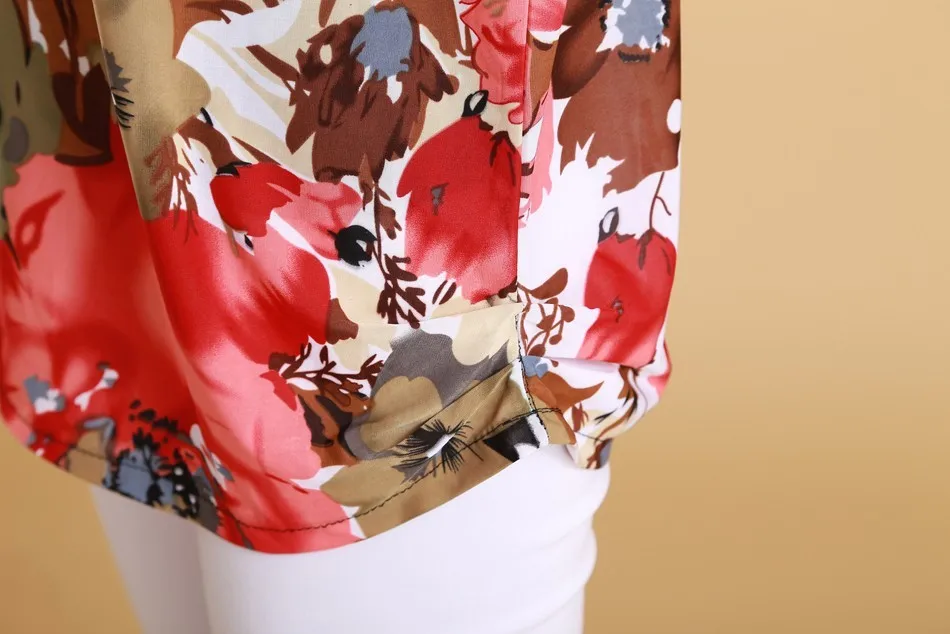 XL 5XL Женские Летние Стильные повседневные блузки одежда Flor большие размеры