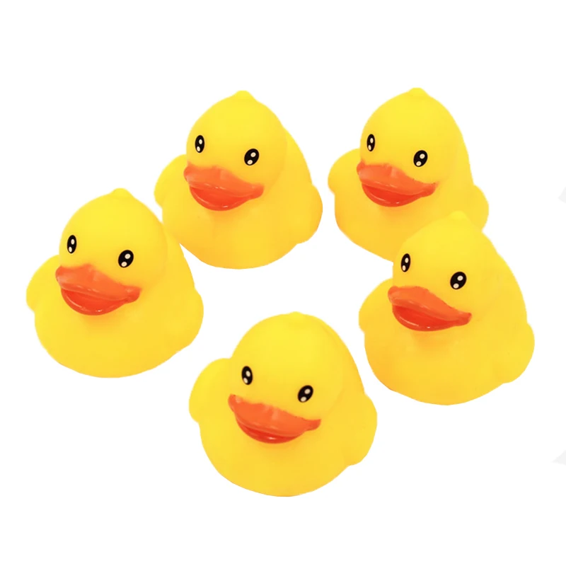 

Bathing Bath Small Yellow Duck Toy Baby Shower Pinch Called Cute Yellow Duck Toy Nostalgic Childhood To Children's Small Gift
