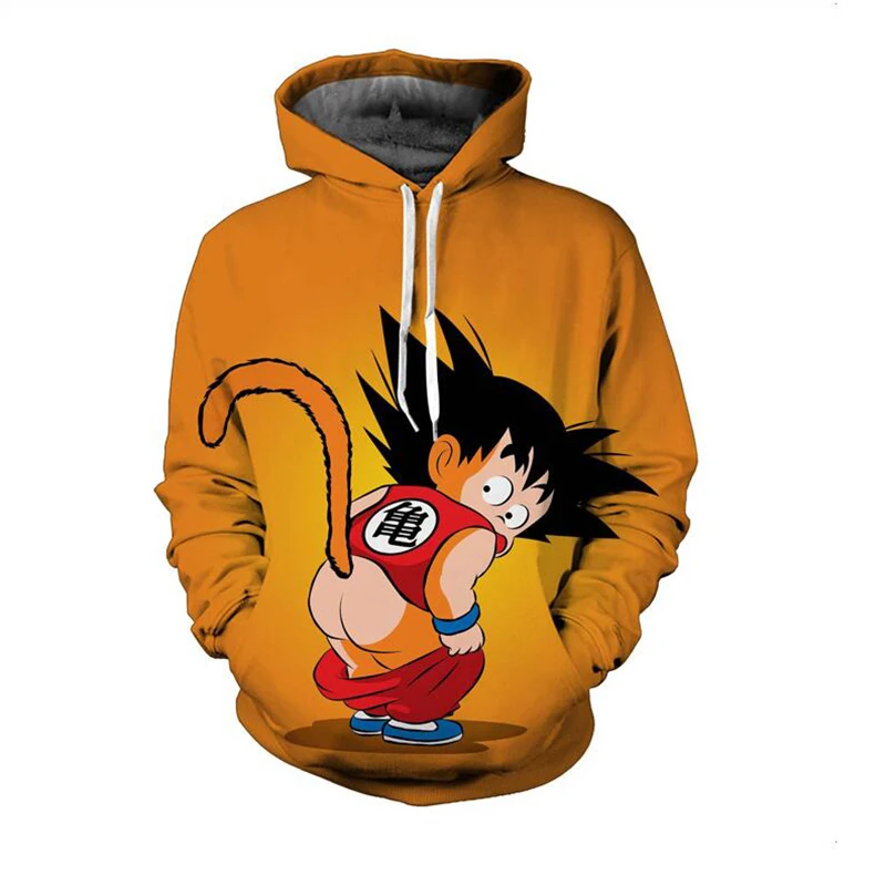 

Cloudstyle Goku 3D Hoodies Men's Funny Printing Hoody Long Sleeve Tracksuit Casual Style Pullover Dragon Ball Jacket Plus Size